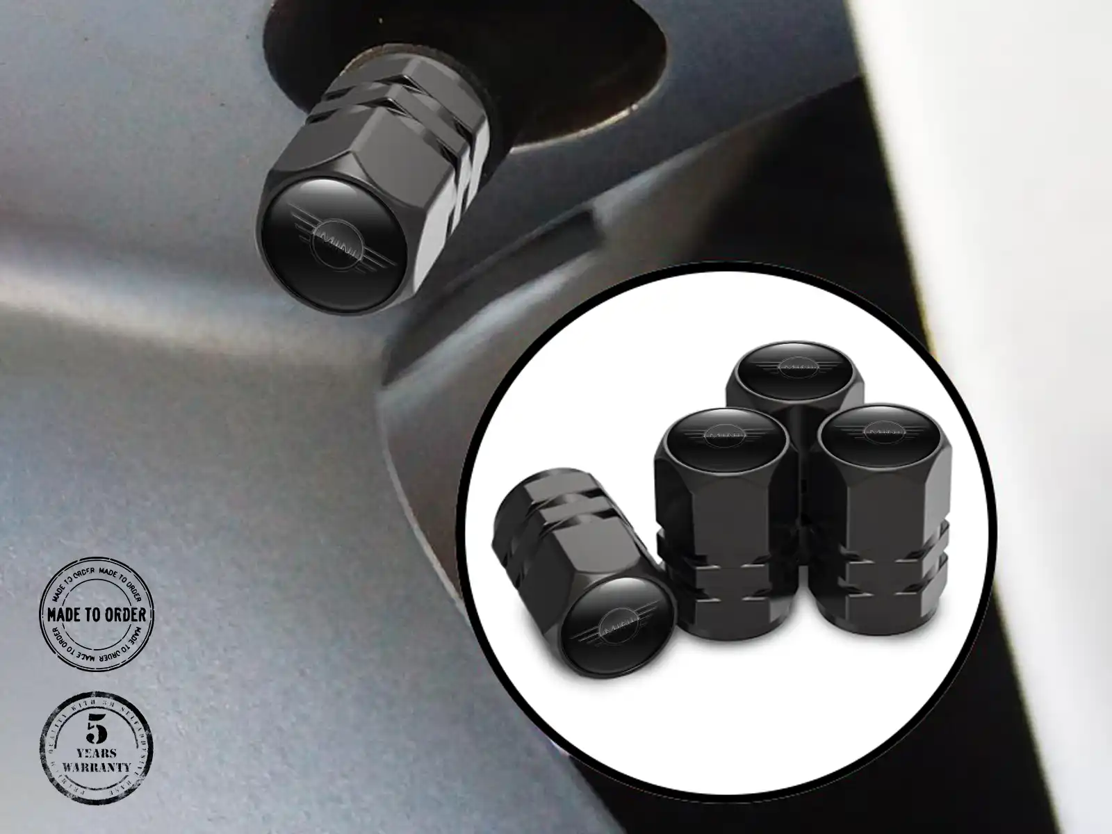 Mini Cooper Felgen Ventil AbdeckungenLKWs Max Design Grid
